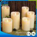 2015 Wax LED Candle Pillar Moving Wick Wedding Use Wax LED Candle Wholesale